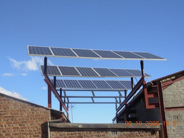 Solar panel installation